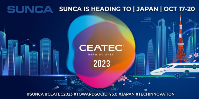 SUNCAは2023年10月に開催される国内最先端の電子情報ハイテク総合展示会（CEATEC 2023）に出展します。