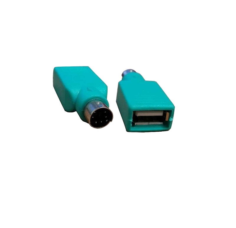 Mini DIN 6 ピン – USB Aメス アダプタ