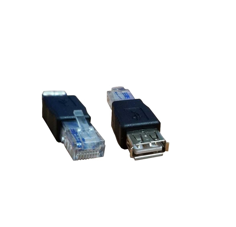 USB Aメス – RJ45 アダプタ