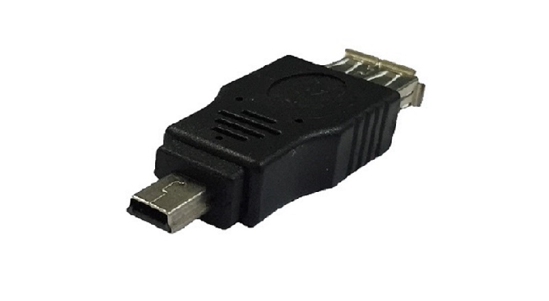 USB Aメス（ セミカバー） – Mini USB Aオス アダプタ