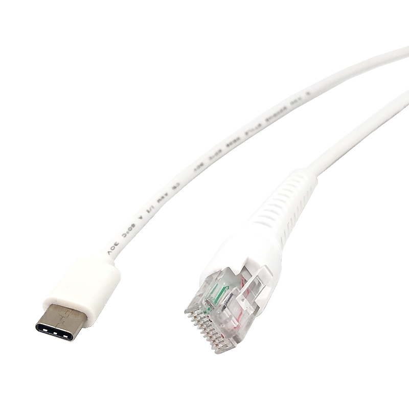 USB 3.1 Type C – RJ50 10P10C ケーブル