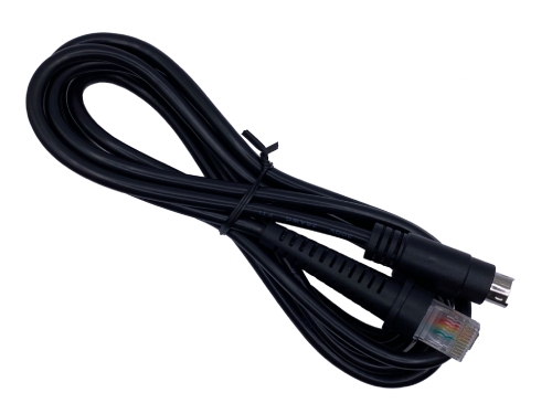 Mini DIN 6 ピン オス – RJ50 10P10C ケーブル