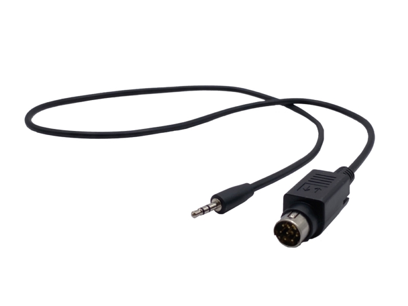 Mini DIN 8 ピンオス – 2.5mm 3 ピンプラグ ケーブル