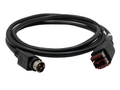 Power DIN 3 ピンオス – Powered USB 24V ケーブル