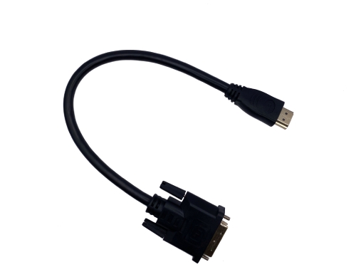 DVI ケーブル (DVI 18+1 ピンオス – HDMI オス)