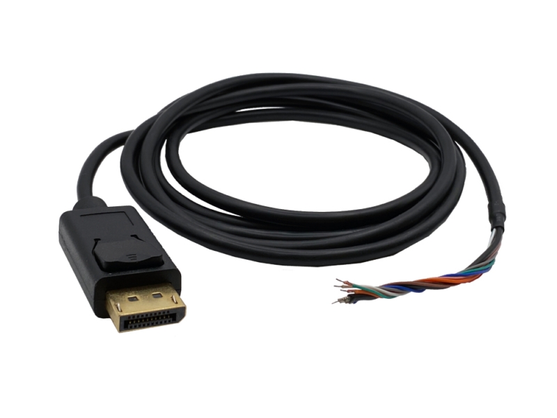 DisplayPort オープンエンドケーブル