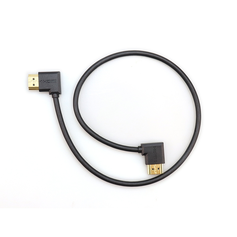 HDMI ケーブル (90度オス – オス)