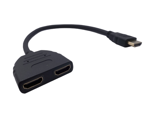 HDMI オス – 2 x HDMI メス ケーブル