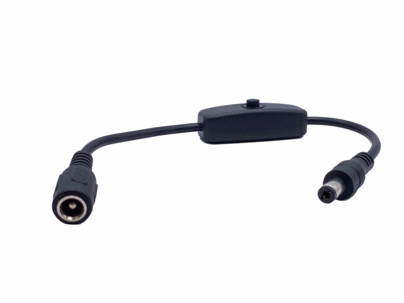 DC 電源ケーブル – DC5521 スイッチ付ケーブル