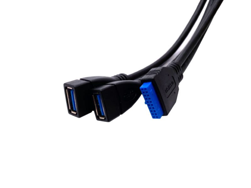 USB 3.0 ケーブル 2xAメス – USB 2×10 Pin