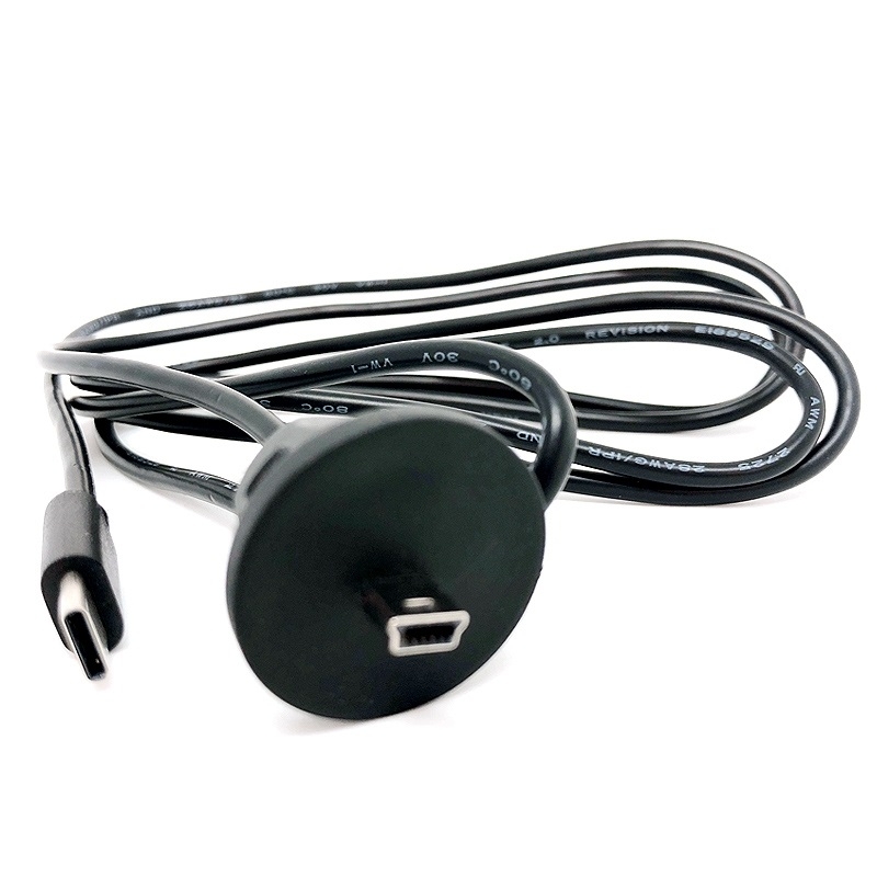 Mini USB ケーブル B – USB Type C