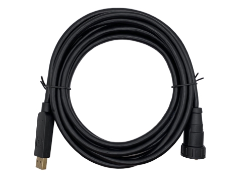 防水ケーブル (HDMI オス – DisplayPort オス)